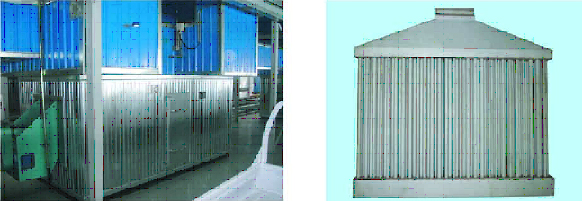 Heat recovery type waste gas incinerator system (LZS)