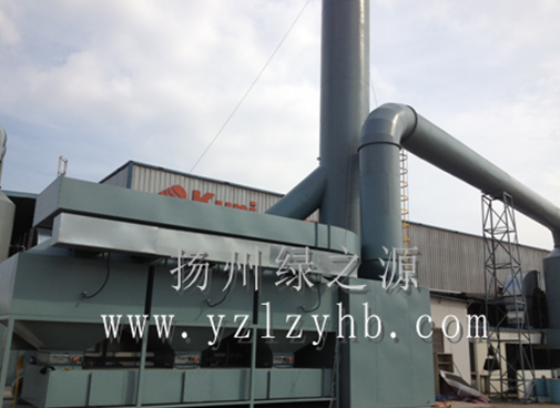 杭州某电器制品公司活性炭吸附催化净化装置工程