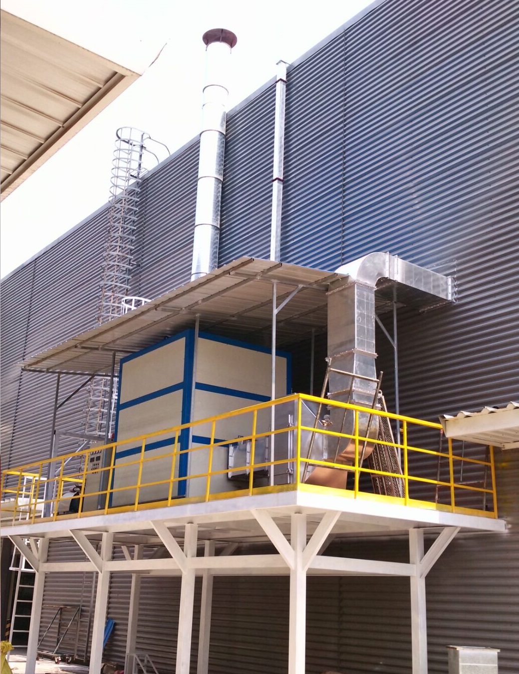 汽车零部件烘干催化燃烧工程