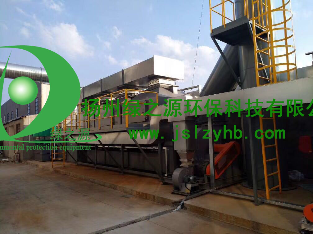 石家庄某配件公司活性炭吸附催化净化装置工程