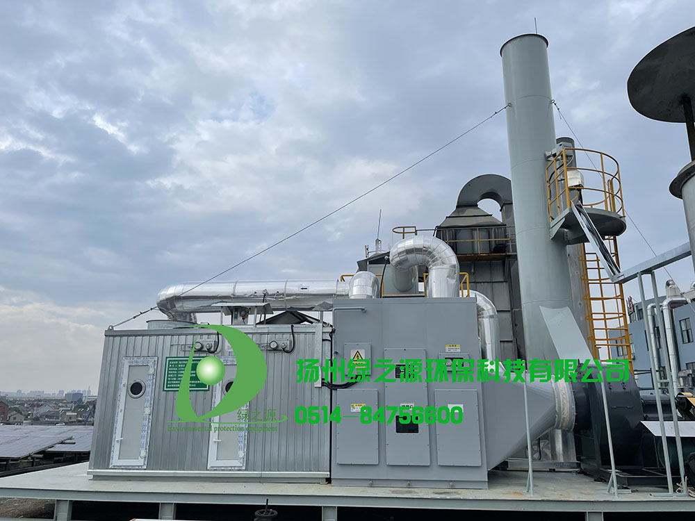 Shaoxing 3W air volume zeolite runner + catalytic combustion project